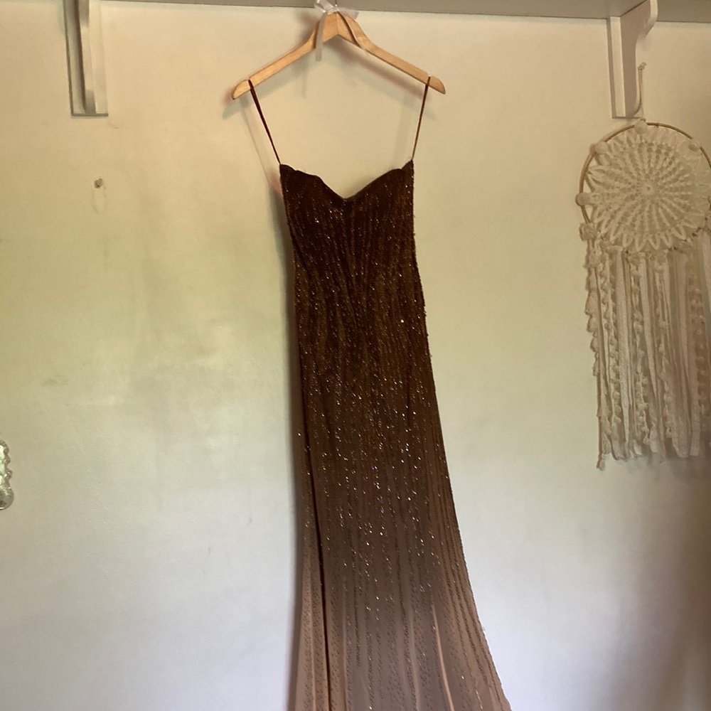 Formal long dress.  Alyce designs.